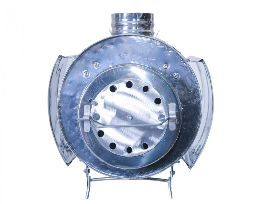 Печь походная Век Вепрь-1 с шарнирным экраном