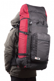 Рюкзак туристический Оптимал 1 черн.вишня, 70 л, ТАЙФ