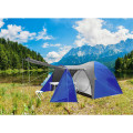 Палатка туристическая Кама-3 двухслойная, (90+110+210)*210*170 см, цвет серо-синий