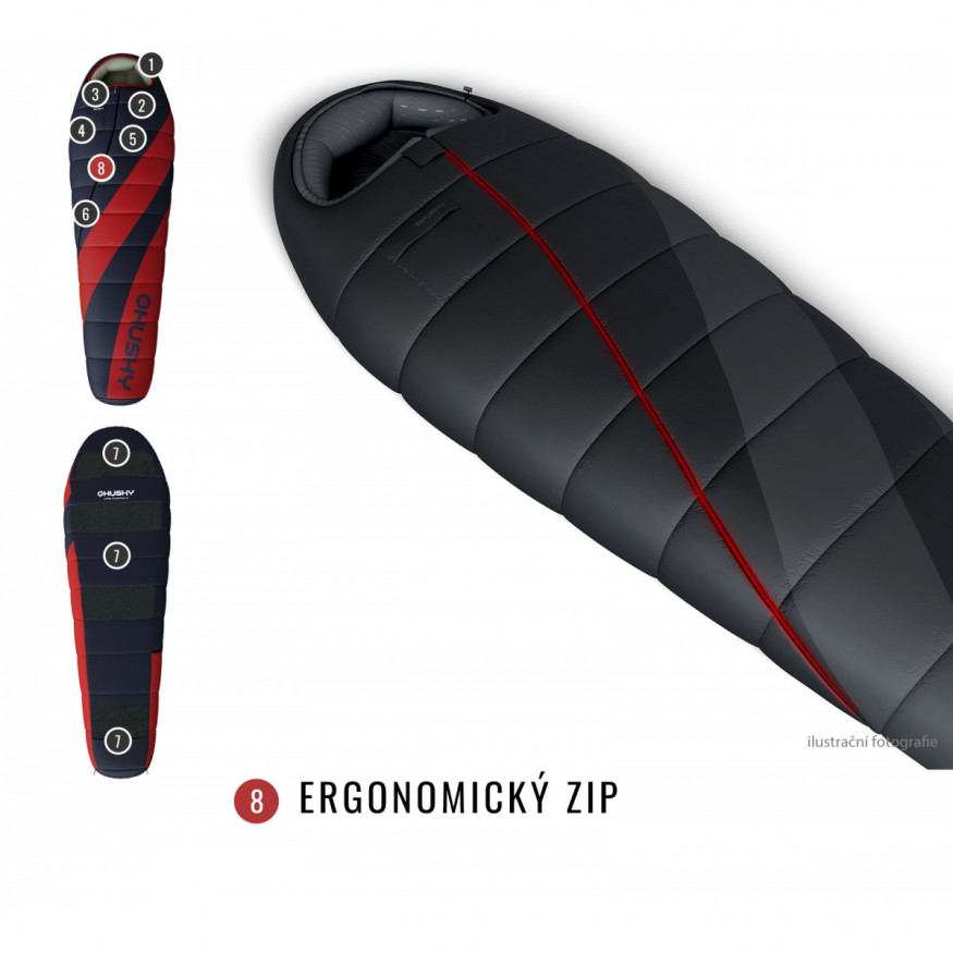 Спальный мешок EMOTION -22С, 210х85, левый