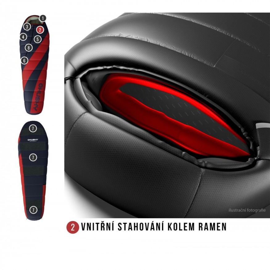 Спальный мешок EMOTION -22С, 210х85, левый