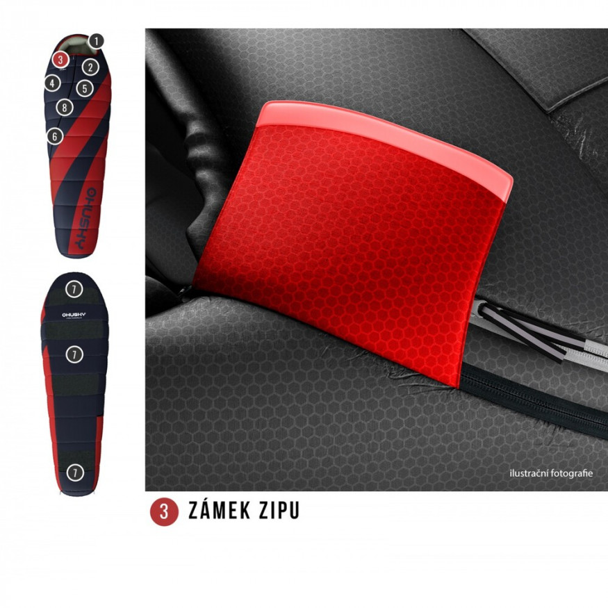 Спальный мешок EMOTION -22С, 210х85, левый