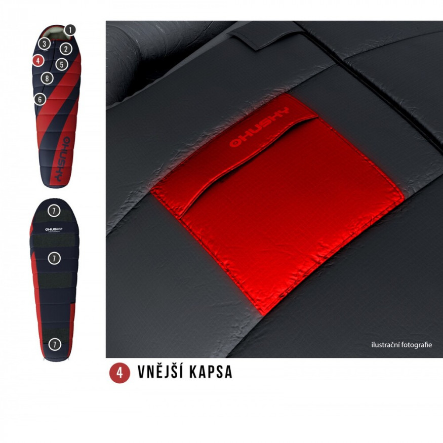 Спальный мешок EMOTION -22С, 210х85, левый