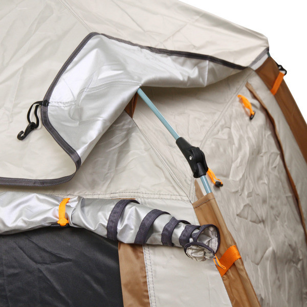 Палатка туристическая Печора-3 зонтичного типа, 200*200*135 см, бежевая