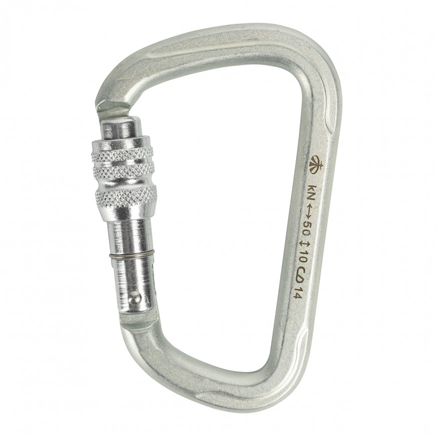 Карабин стальной люкс с муфтой, keylock, Вертикаль