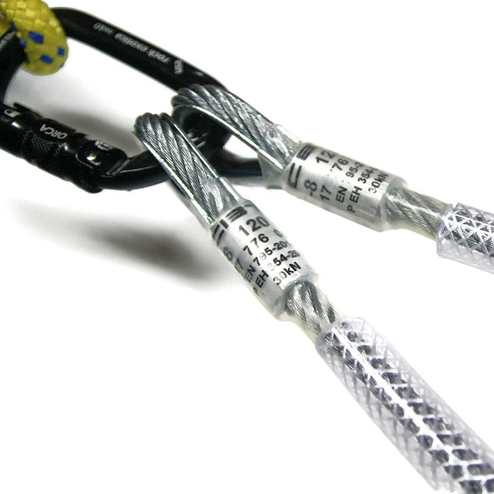 Анкерный строп из оцинкованной стали, длина 80 см, 30 кН (ЕАС)