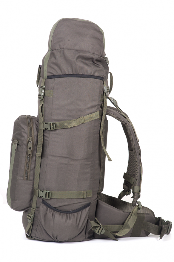 Рюкзак туристический Таймтур 3, тем.олива, 60 л, ТАЙФ