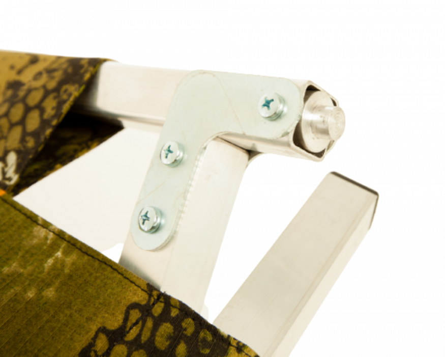 Раскладушка туристическая в чехле Пингвин, 2050х750х400 мм, труба алюминиевая 25х25 мм