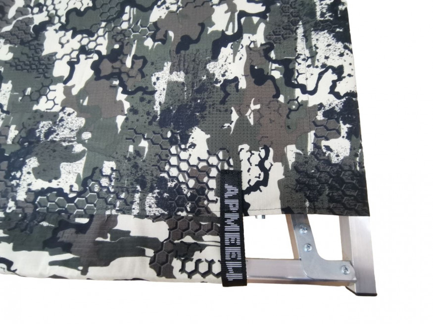 Раскладушка туристическая в чехле Армеец с органайзером, 1950х750х400 мм, труба алюминиевая 25х25 мм