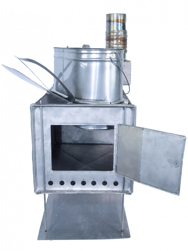 Печь походная с котелками для варки С (Титан)